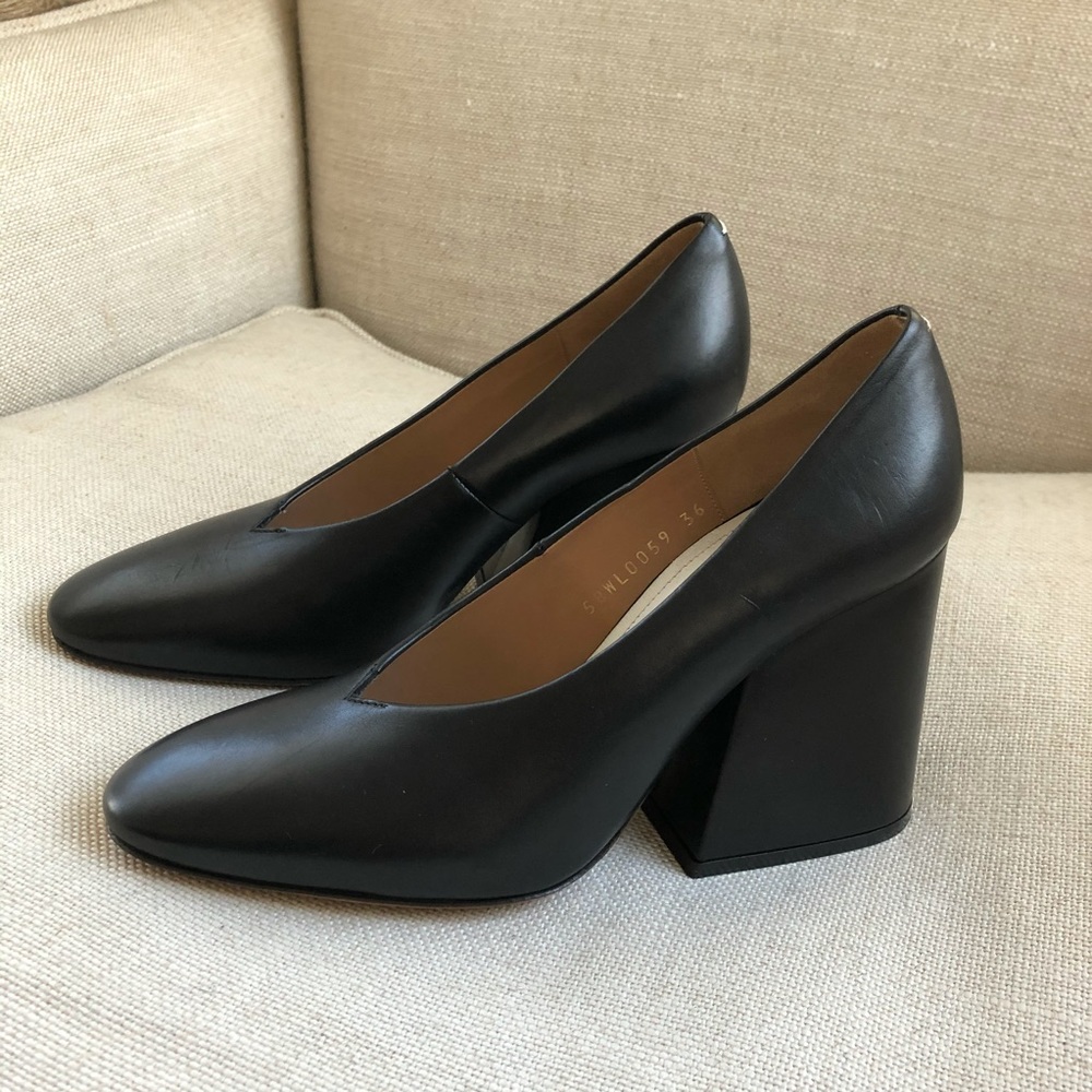 Maison Martin Margiela Heels Pumps Black Leather US 6 EU 36